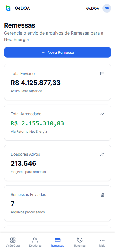 Rastreabilidade Ponta a Ponta. Mobile